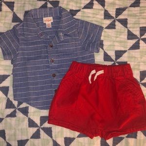 Cat & Jack, baby boy, size 3-6 mons 2 piece